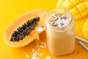 Batido de Papaya con licor de café…