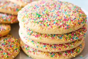 Galletas espolvoreadas mexicanas (galletas de grageas)