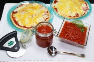 Salsa de tomate para pizza con la Thermomix