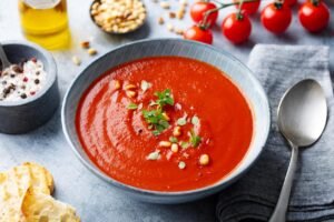 Sopa de tomate india