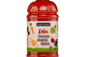 Zumo detox de remolacha y zanahoria